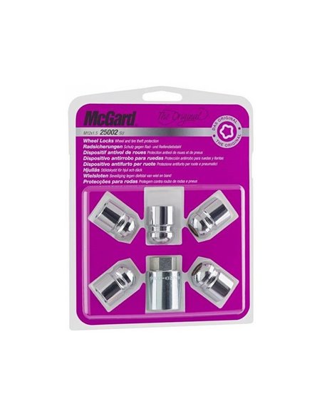 Tuerca McGard Original SU Cromado 25002SU (5 Tuercas)
